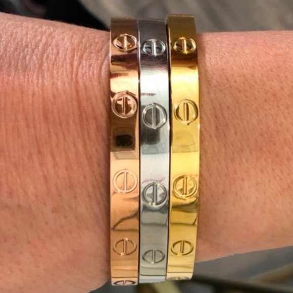 Beautiful 14k Gold Filled & Stainless Steel- Size 18 6mm - Picture 9 of 13